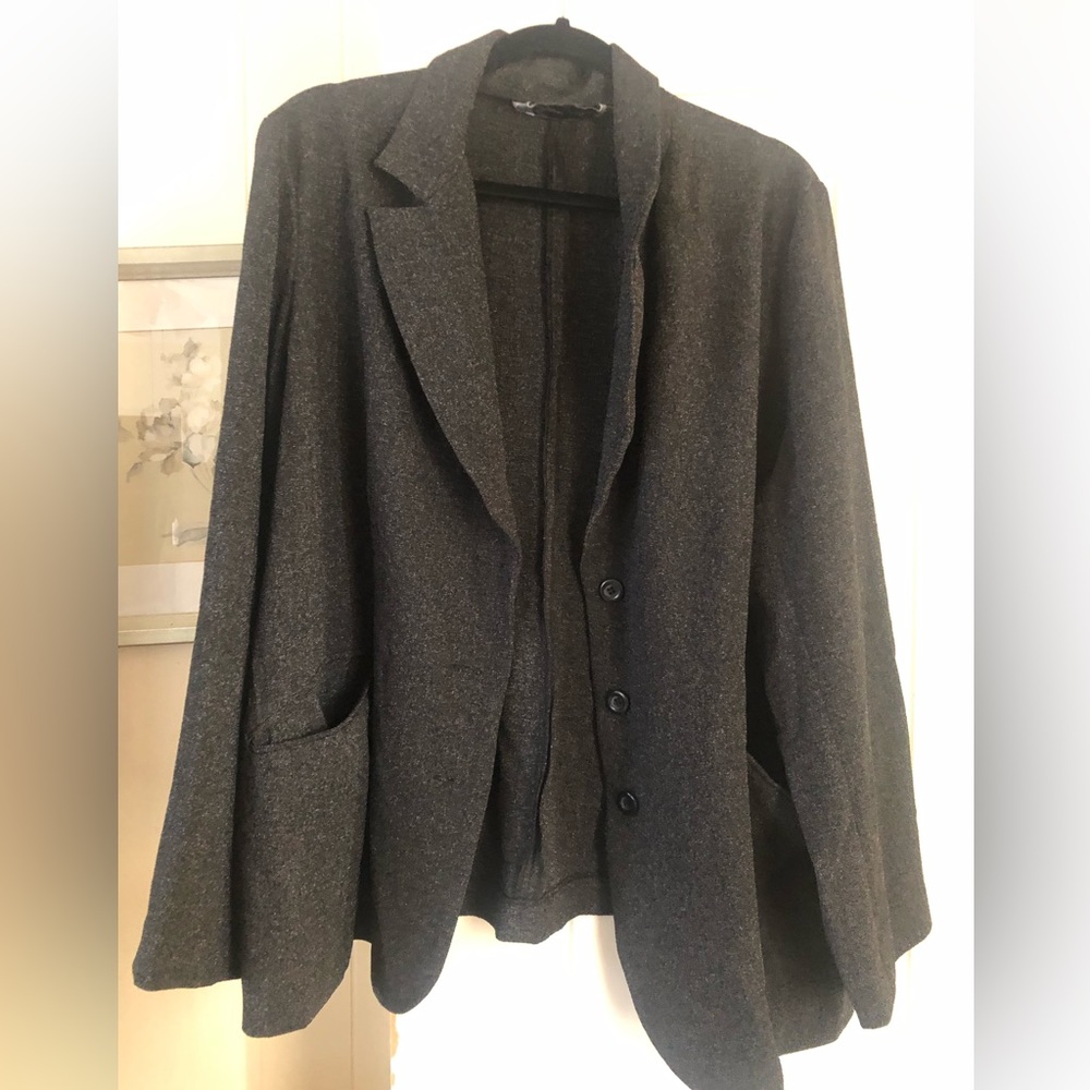 Avenue soft knit blazer.